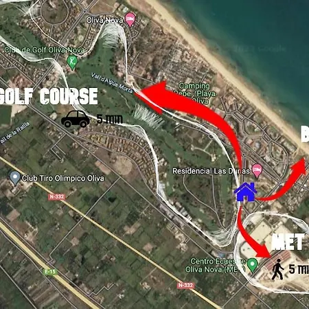 Nova Beach&met&golf Appartamento Oliva